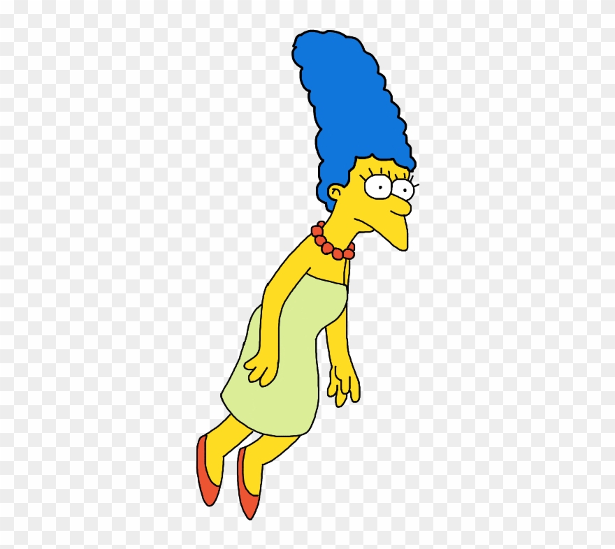 1987 Marge Simpson - The Simpsons Clipart