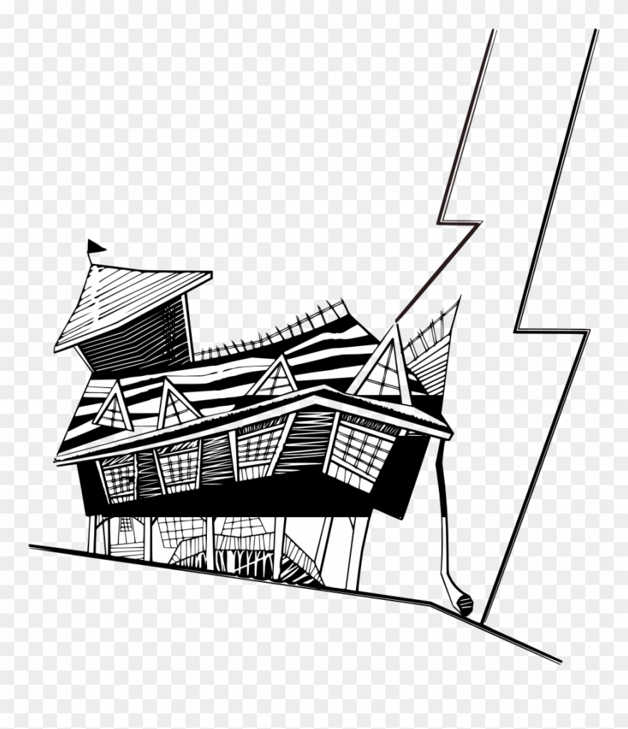 Clip Art Details - Crooked House Clipart - Png Download