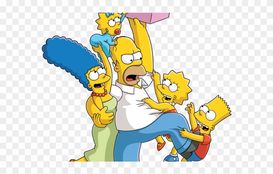 The Simpsons Clipart Halloween - Simpsons Family - Png Download
