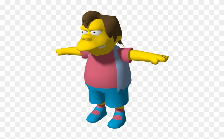 Covered Clipart Simpsons Hit And Run - Nelson Simpsons Hit And Run - Png Download