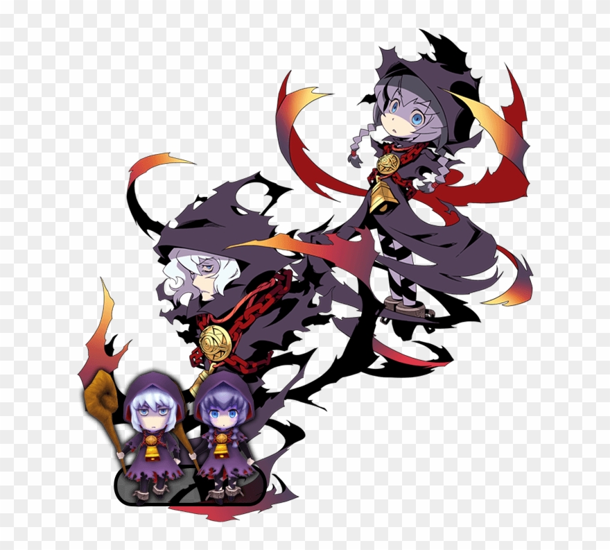 C5 - Etrian Mystery Dungeon Hexer Clipart