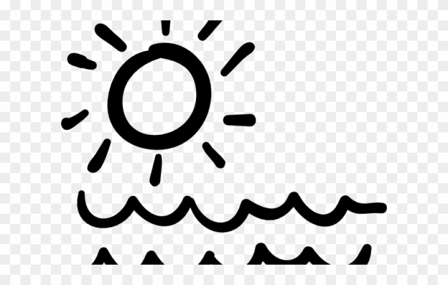 Drawn Wave Outline - Soleil Png Clipart
