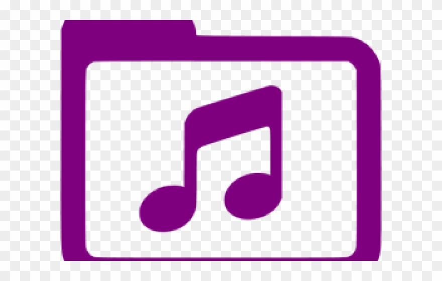 Music Icons Purple - Pink Music Icon Clipart