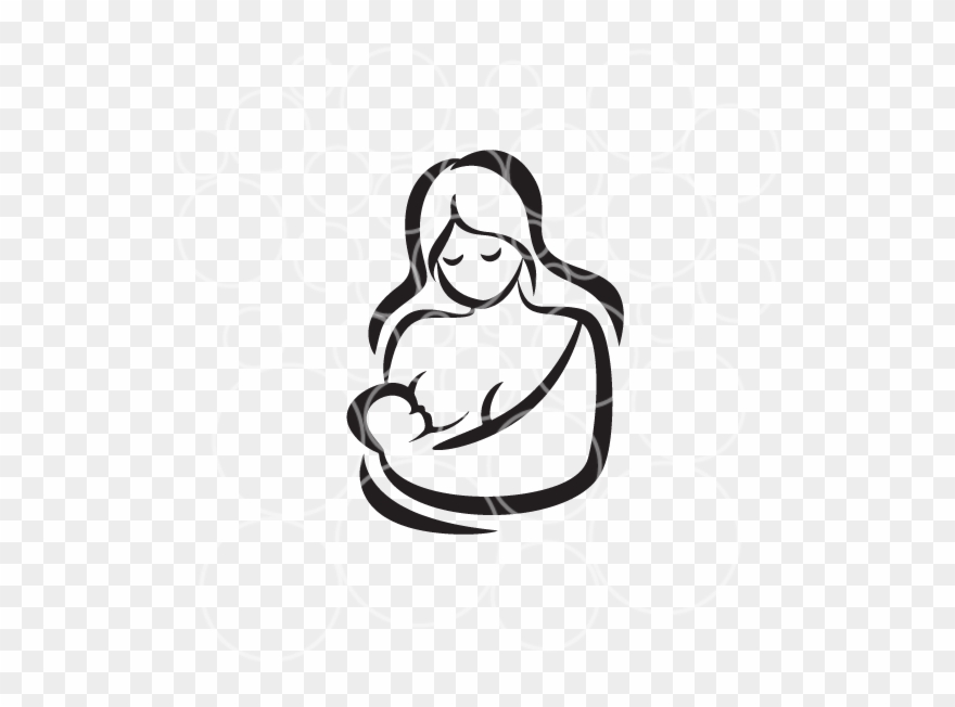 A13-mothers Day,baby - Pregnancy Breastfeeding Clipart - Png Download