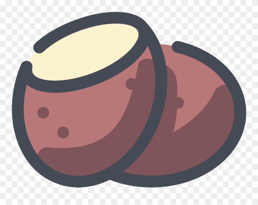 Brown Potato Icon - Potato Icon Clipart