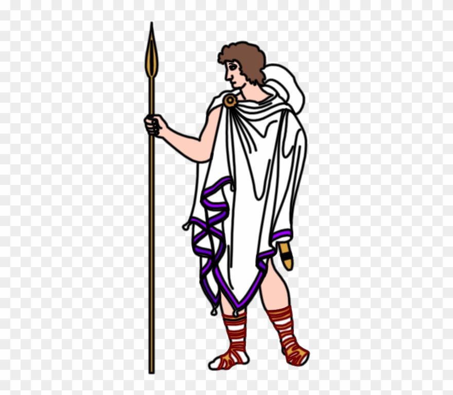 Collection Of Ancient Man High Quality - Ancient Greek Man Png Clipart