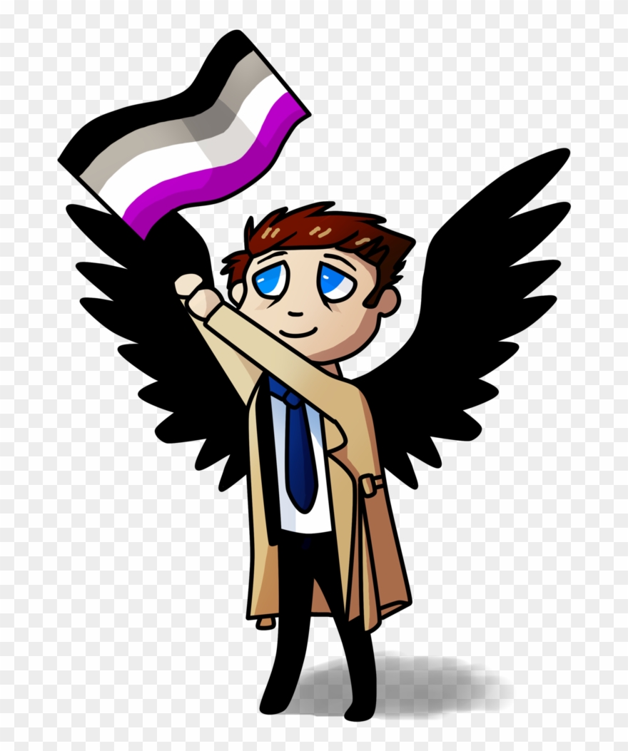 Asexual Castiel By Aquajayfeather Castiel, Supernatural - Illustration Clipart