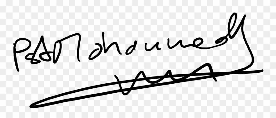 Pastor Mohammed - Calligraphy Clipart