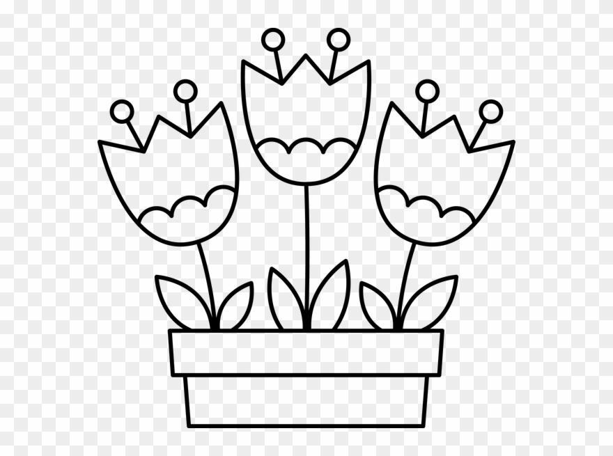 Flowers - Postage Stamp Clipart