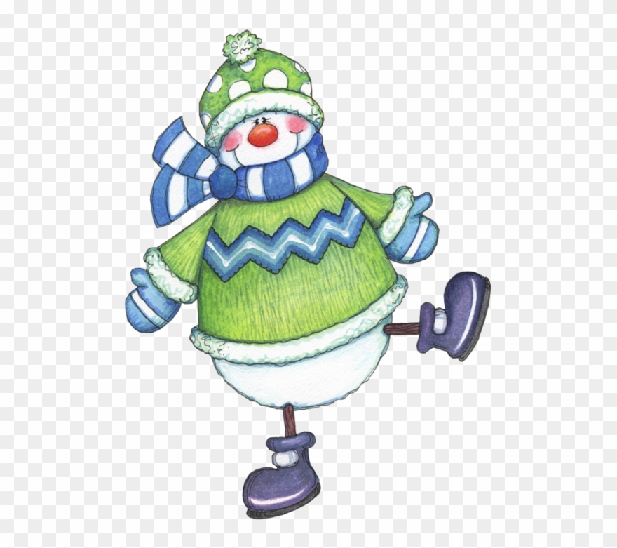 Snow Man Clip Art - Png Download