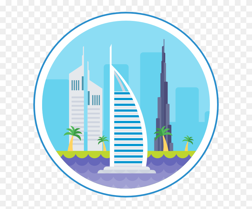 Transparent Skyscrapers Clipart - Burj Al Arab Logo - Png Download