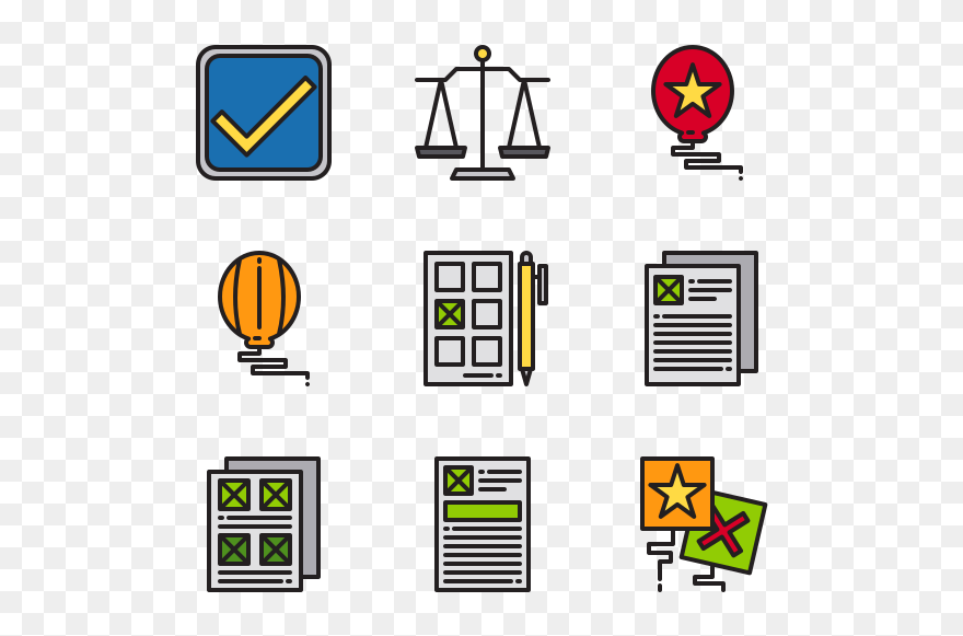 Vote Icon Vector Clipart