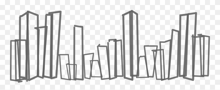 Collection Of Free Skyscraper Drawing Scenery Download - City Drawing Clipart - Png Download