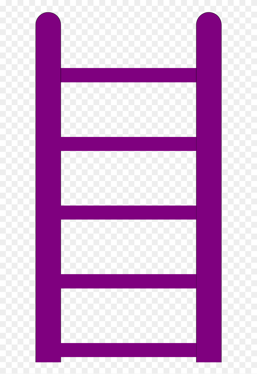 Purple Ladder Clipart - Png Download