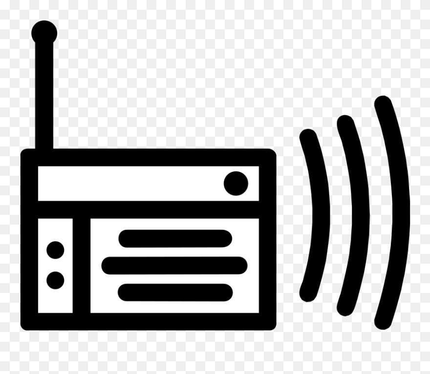 File Icon Sound Radio Svg Wikimedia Commons - Transparent Radio Icon Clipart