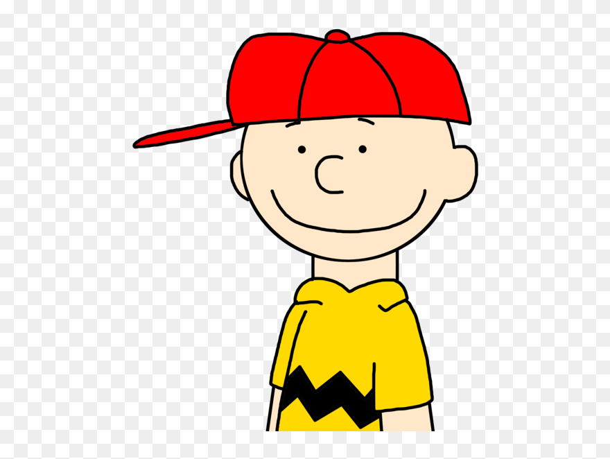 Charlie Brown With Red - Charlie Brown Character With Hat Clipart