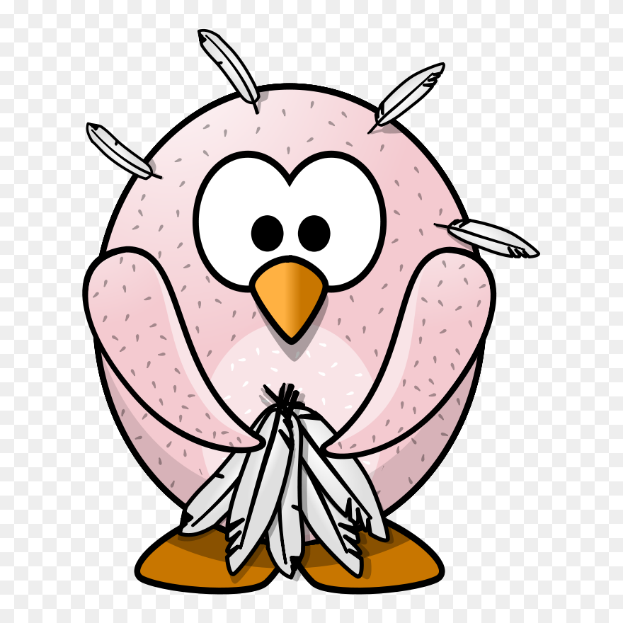 Free Plucked Penguin - Bird Without Feathers Cartoon Clipart