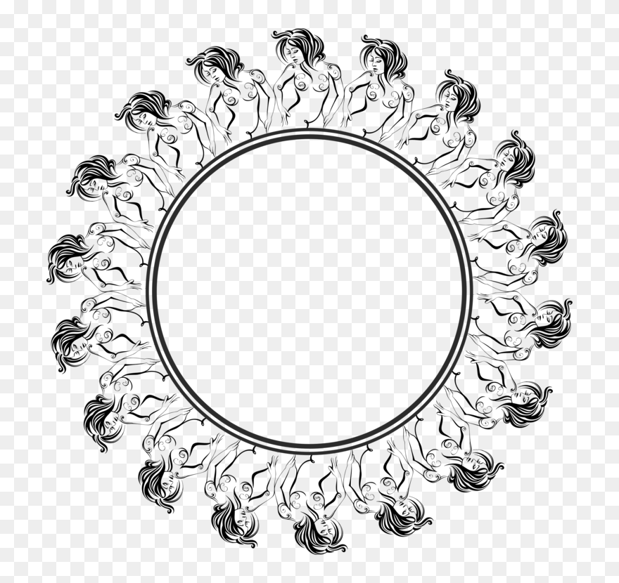 Picture Frame,line Art,monochrome Photography - Abstract Art Clipart