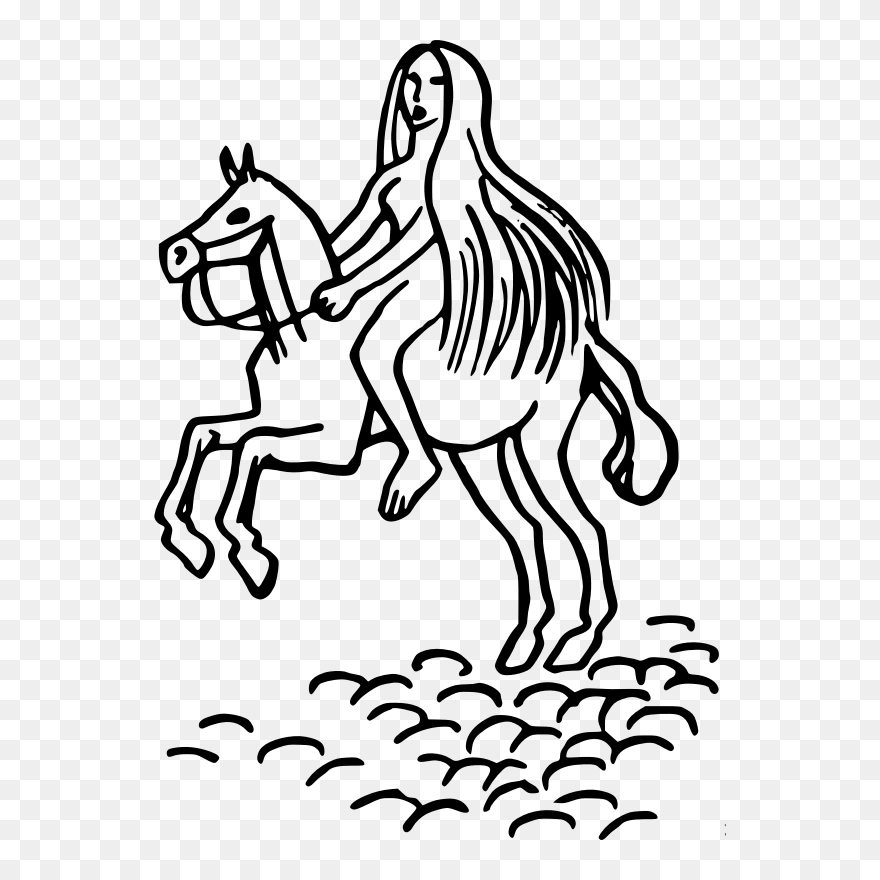 Lady Godiva - Illustration Clipart