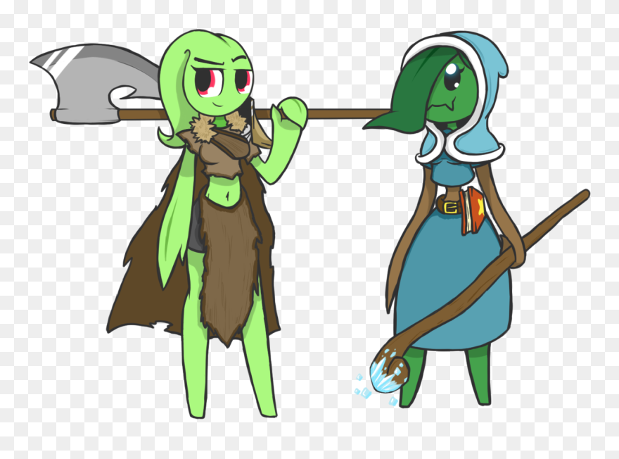 Transparent Two Friends Talking Clipart - Cartoon - Png Download