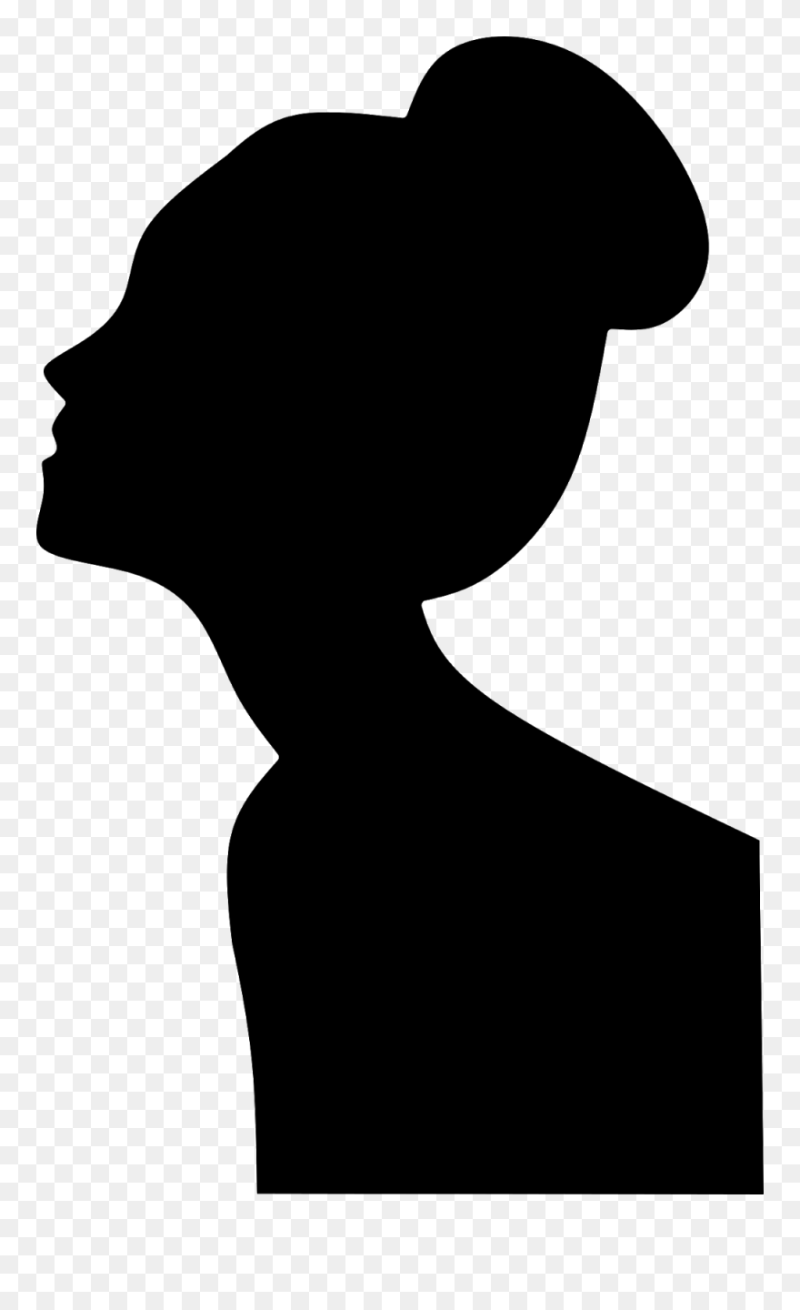 Woman Face Silhouette Png Clipart