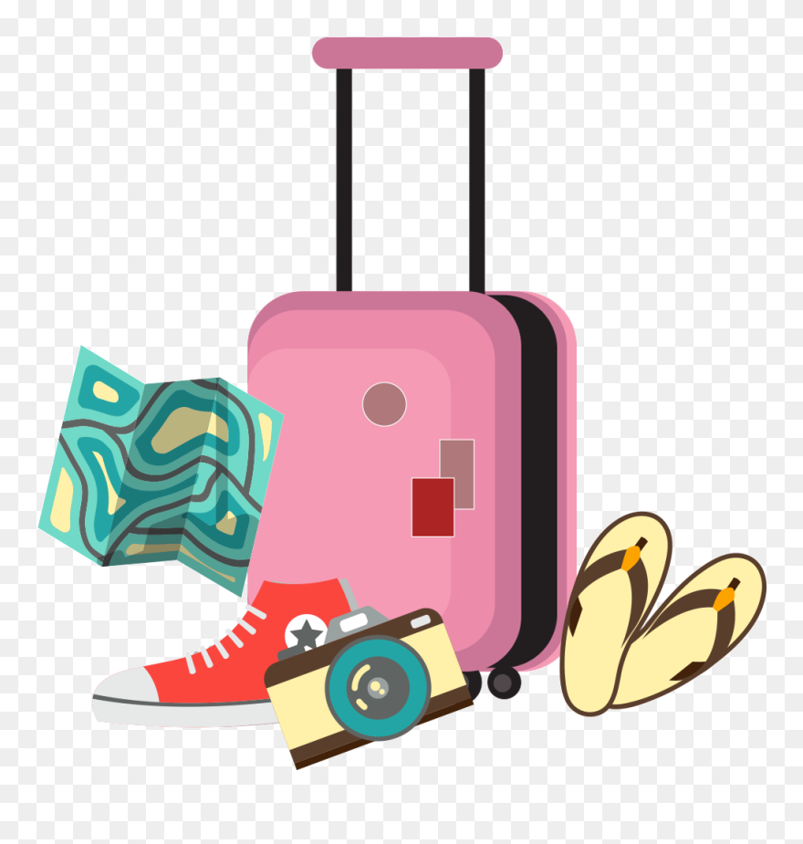 Travel Bag Vector Png Clipart
