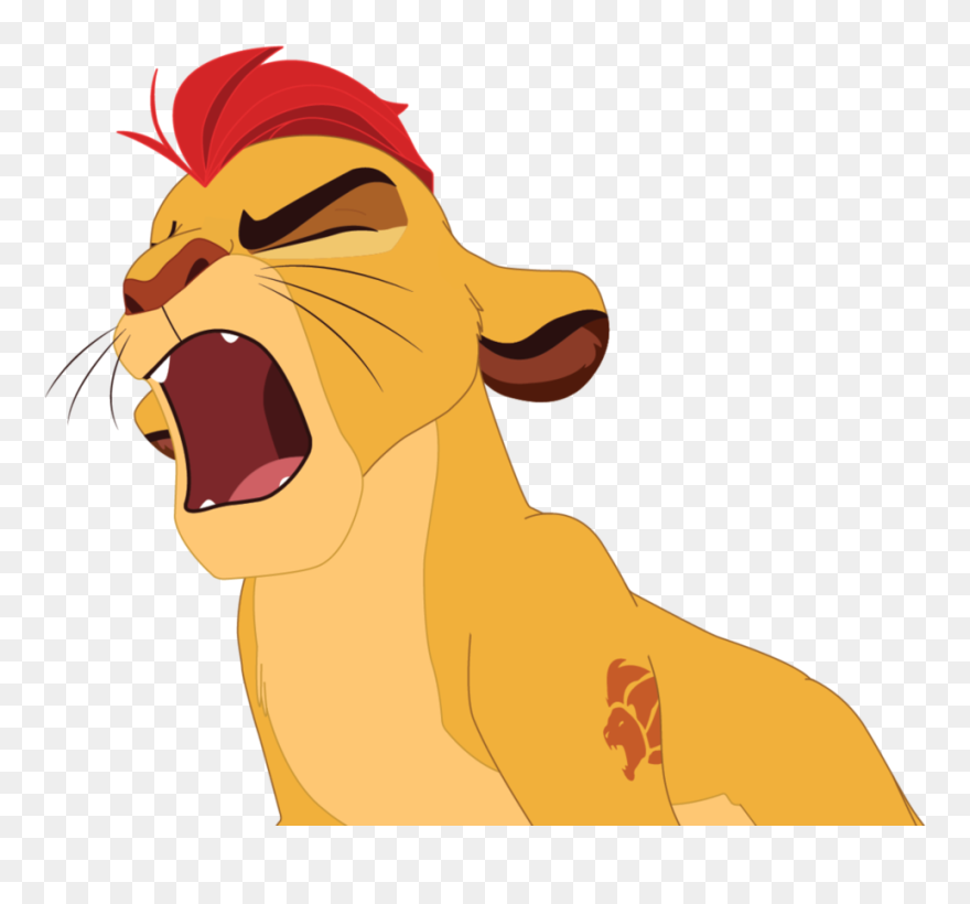 Clipart Lion Roaring - Lion Guard Kion Roaring - Png Download