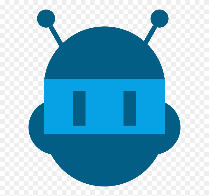 Robot Head - Clipart Byte - Png Download