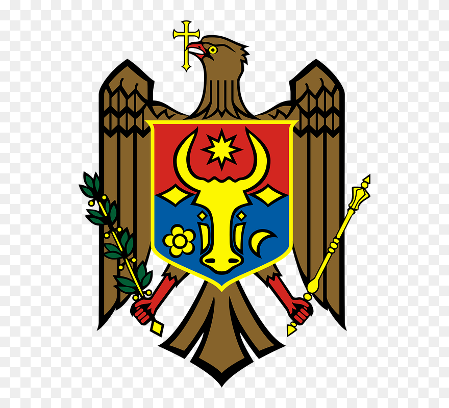 Moldova Flag Clipart