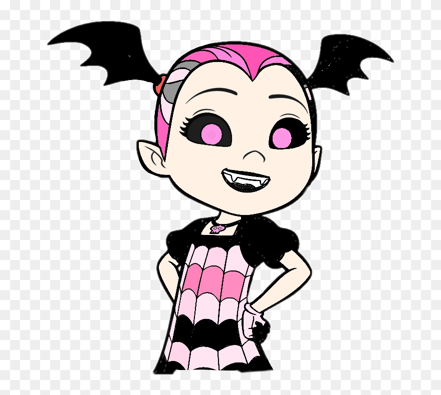 Myedit Vampire Vampirina Show Disney Demon - Vampirina Drawing Clipart