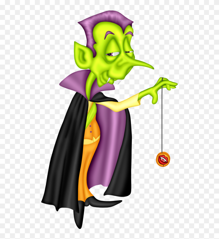 Vampire Halloween Clipart Png Black And White Stock - Clip Art Transparent Png