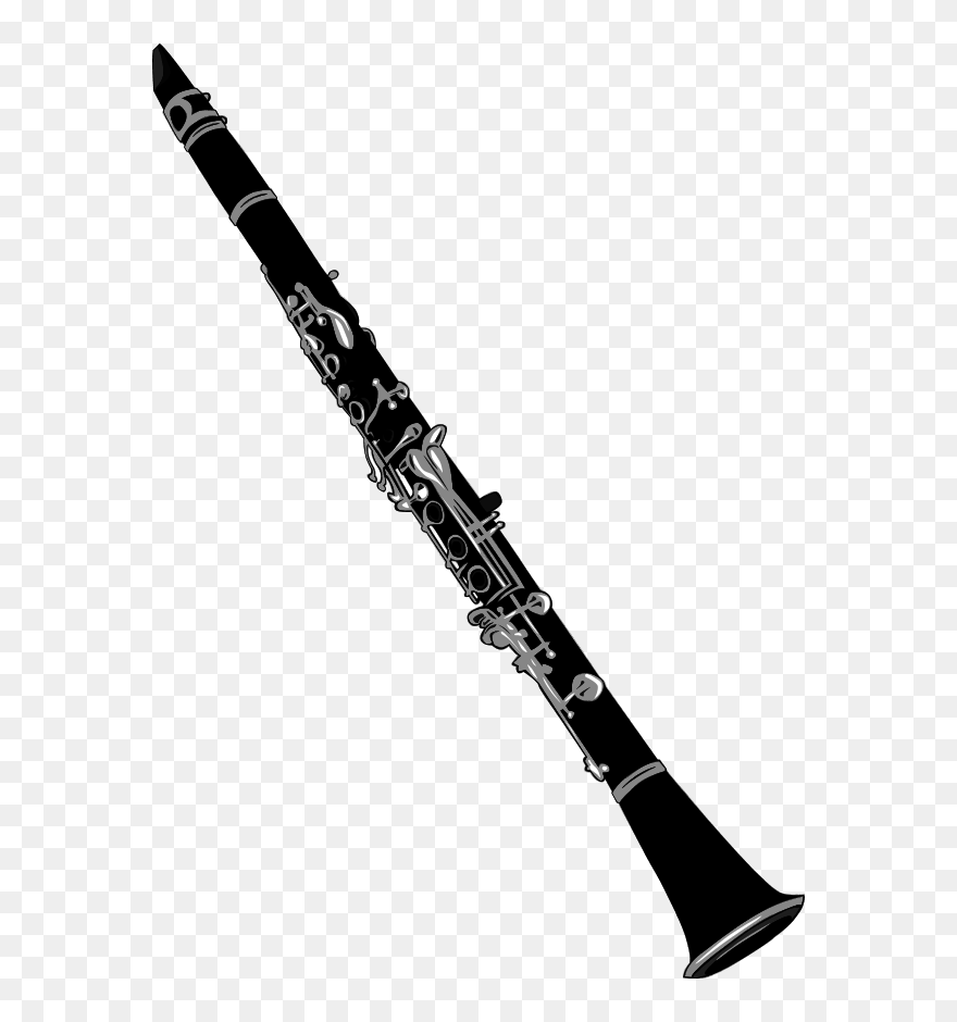 Vector Clip Art - Clarinet Clip Art - Png Download