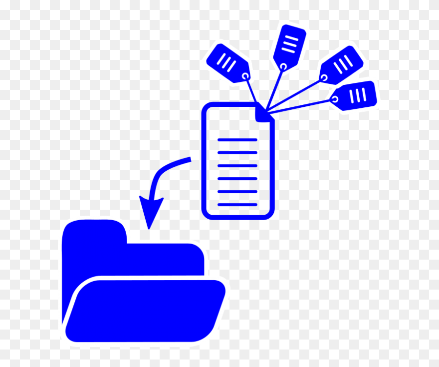 Tags Vs Folders Clipart (5401047) PinClipart