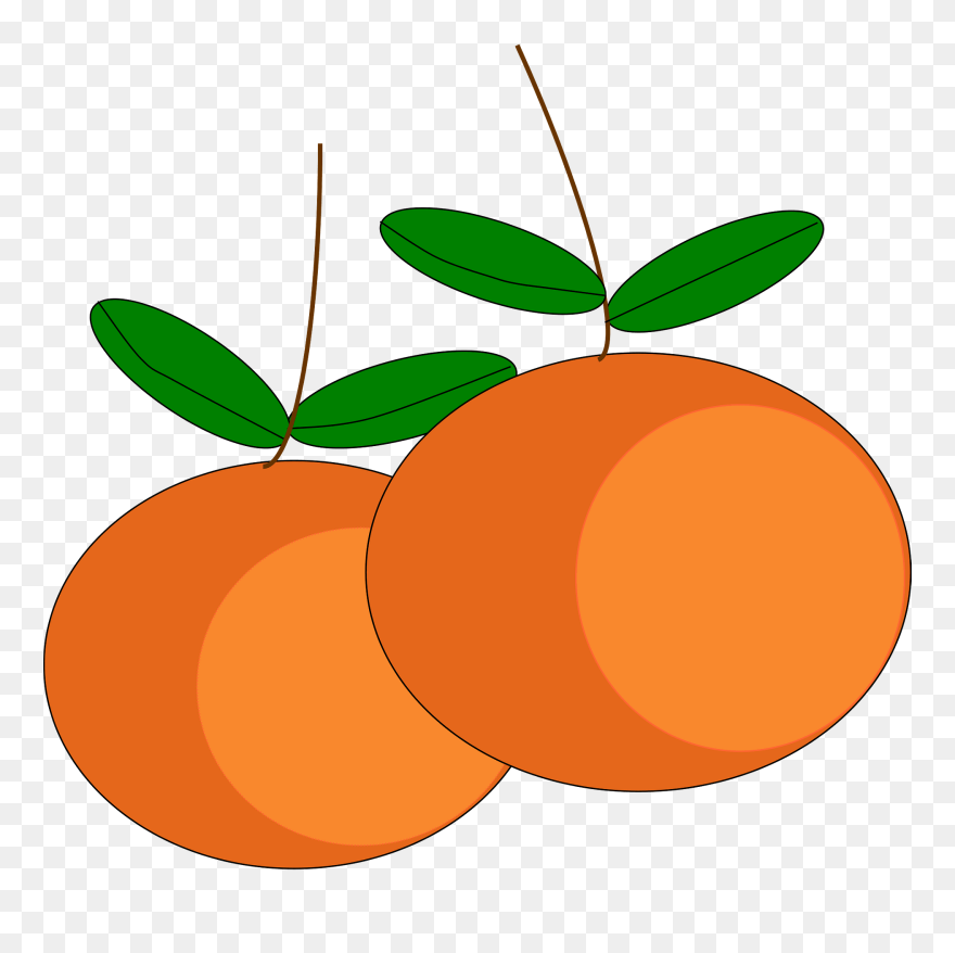 Oranges, Fruits, Citrus, Ripe, Juicy, Vitamins, Sweet - Mandarin Orange Cartoon Png Clipart