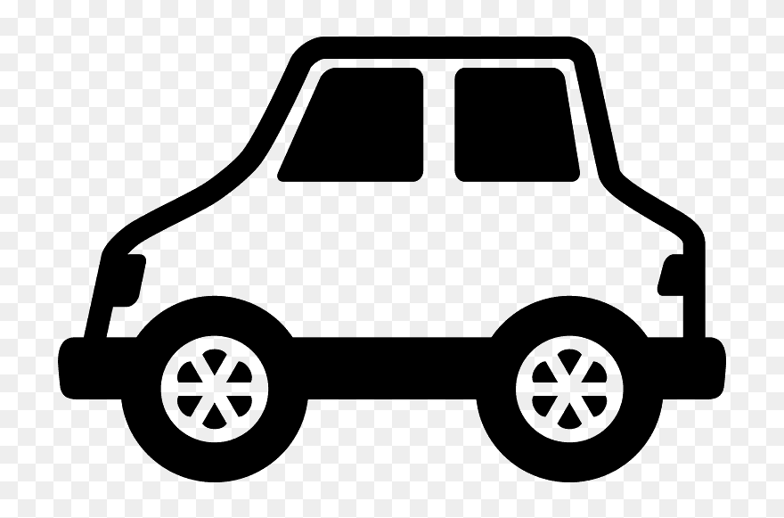 Automobile Emoji Clipart - Car Clip Art Transparent Backround - Png Download