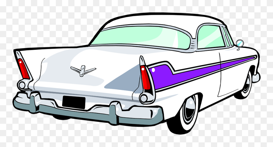 Classic Car Cartoons - Transparent Vintage Cars Clipart - Png Download