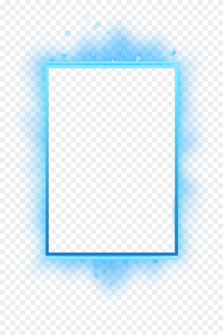 Frame Light Blue - Electric Blue Clipart