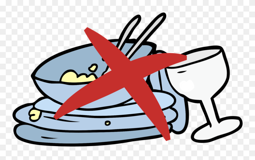 Dirty Dishes Clipart - Png Download