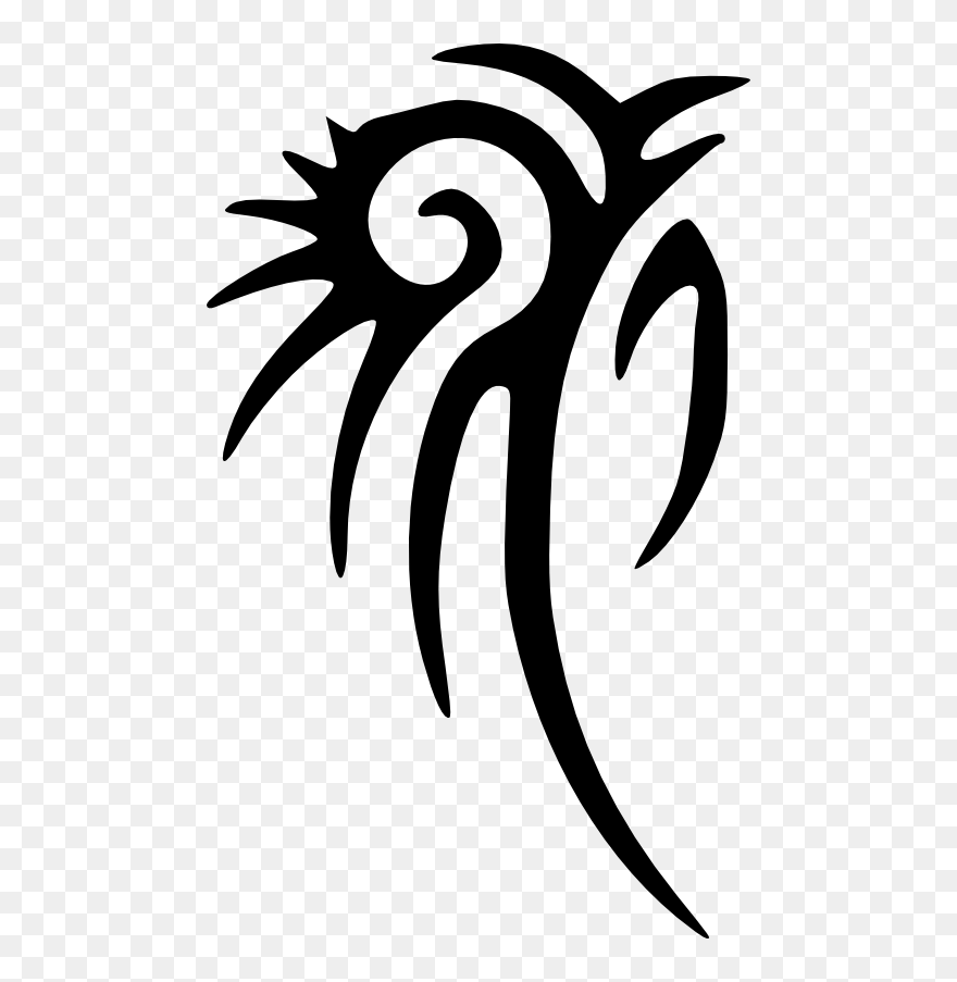 Simplistic Dragon Logo Transparent Clipart