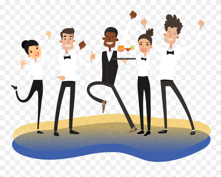Hospitality Cartoon Clipart