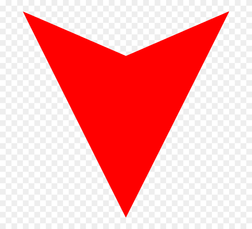 Red Arrow Car Wash Png Down Red Arrow Icon Clipart (5401646