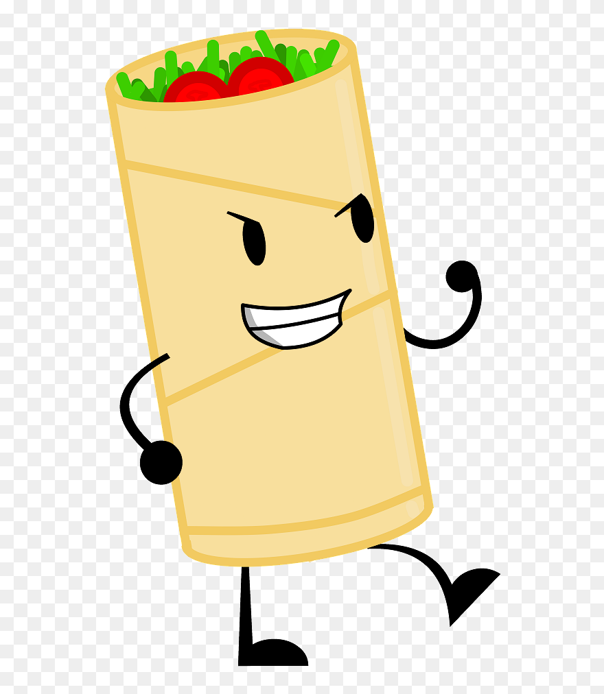 Transparent Enchiladas Clipart - Burrito Bfdi - Png Download