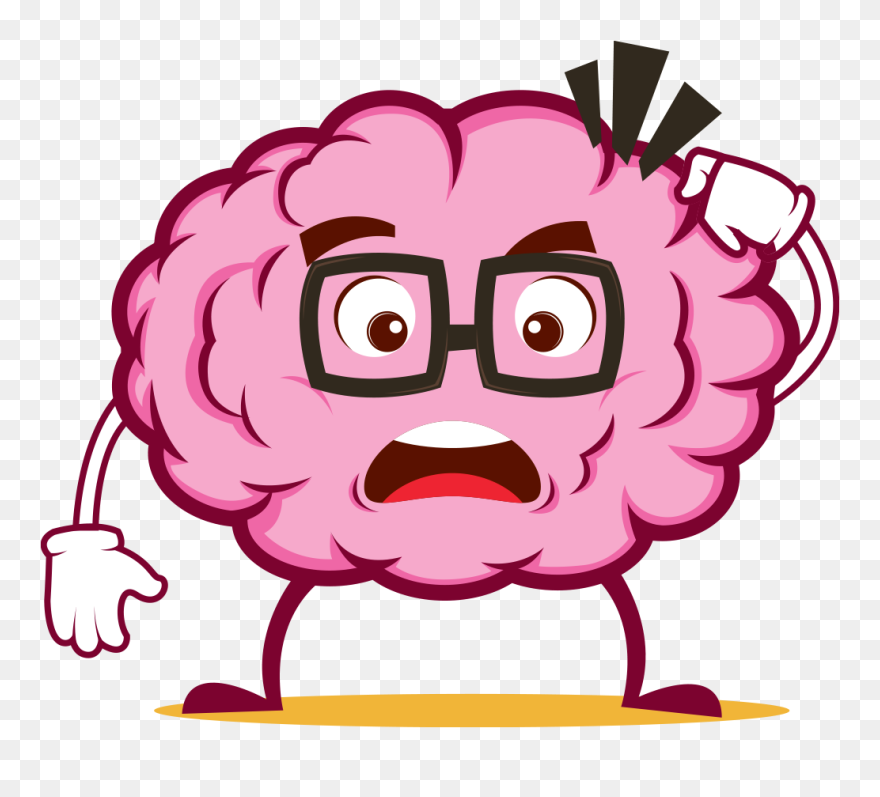 Clipart Brain Easy - Brain Emoji Png Transparent Png