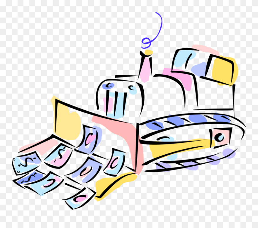 Transparent Bull Dozer Clip Art - Png Download