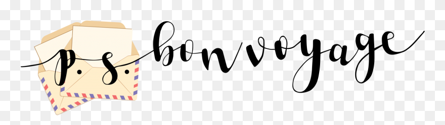 Bon Voyage - Calligraphy Clipart