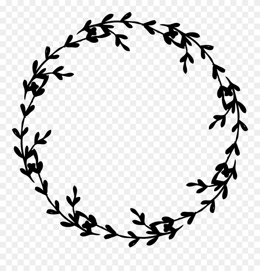 Greek Vignette Frame Clip Arts - Fancy Circle Design - Png Download