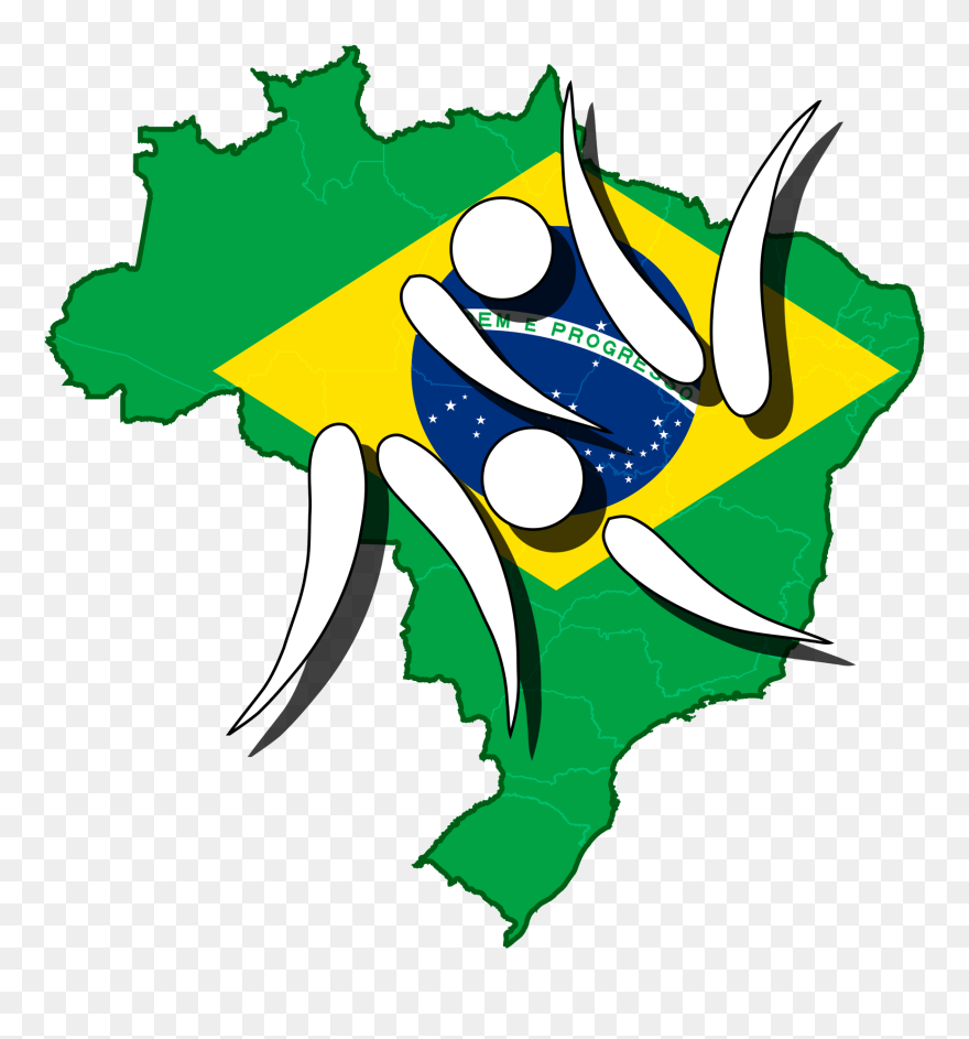 Judo In Brazil - Brazil Fertility Rate Map Clipart