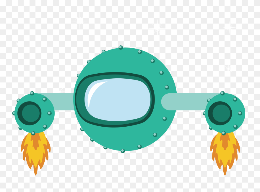 Brazil Drawing Paper Sticker Wallpaper - Alien Ship Cartoon Png Clipart