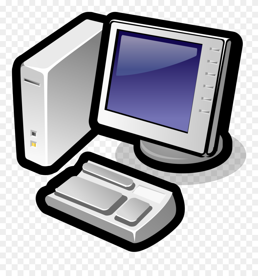 Computer Clip Thin Client - Client Pc Icon Png Transparent Png