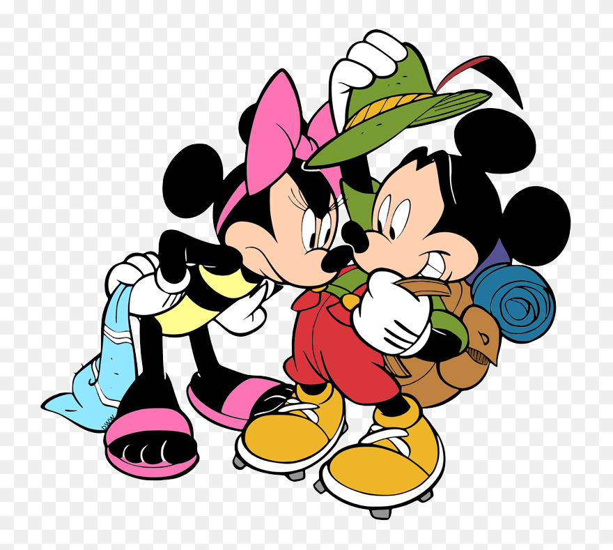Mickey Mouse And Minnie Mouse Clipart - Png Download